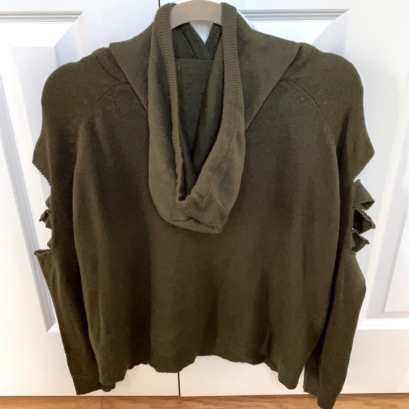 LF Distressed Hoodie Sweater - Picture 2 of 6